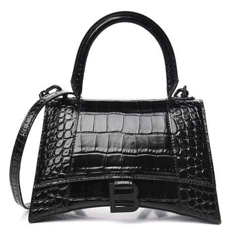 balenciaga hourglass bag dupe|balenciaga crocodile bag.